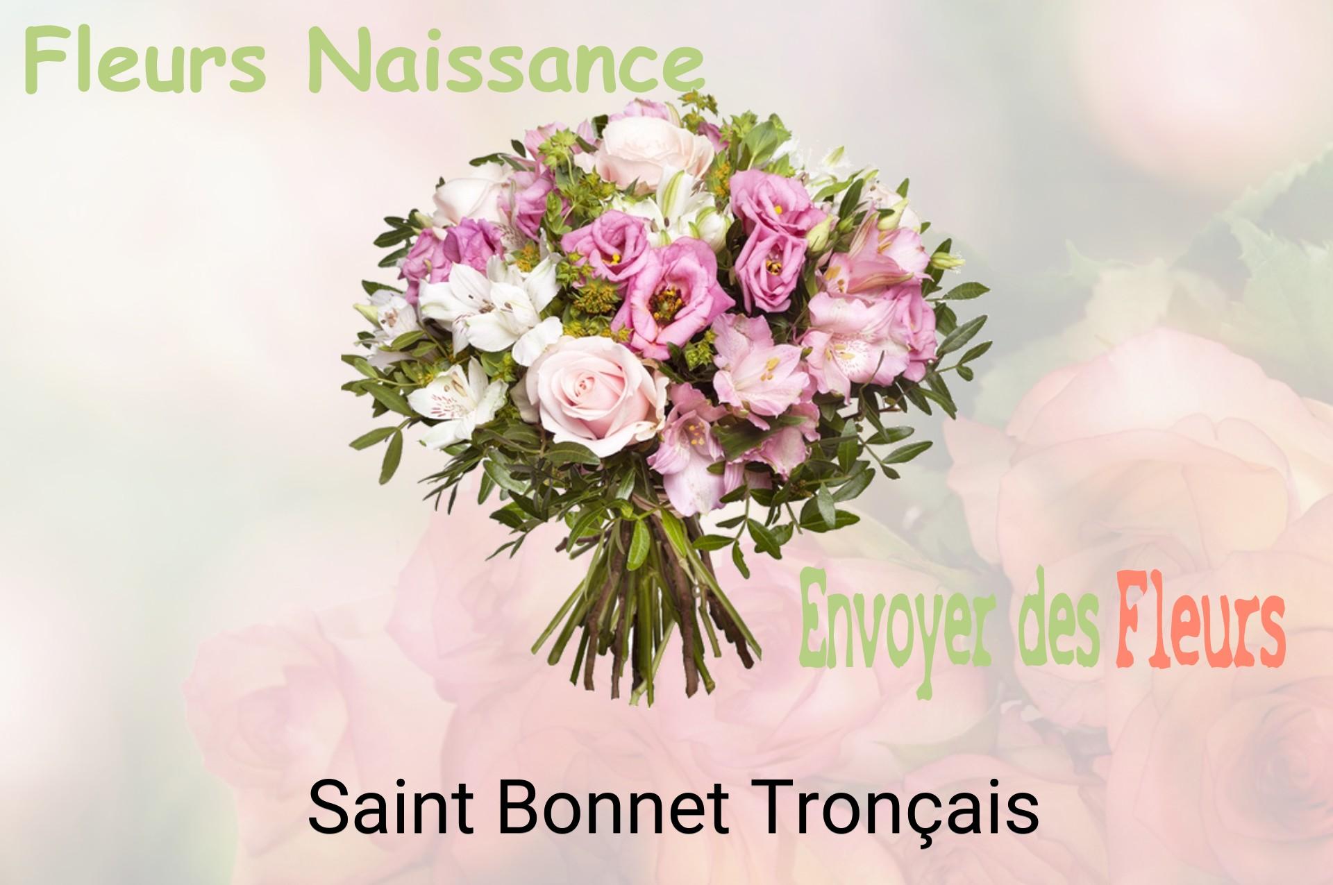 Bouquet de fleurs de naissance livré à Saint-Bonnet-Tronçais
